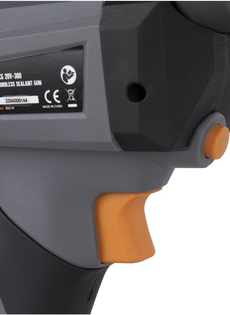 KSEIBI Cordless Sealing Gun 20v, 1 Battery 201c, Professional Sealing Gun, Efficient Sealing Tool, Ideal for Window and Door Sealing, Drywall Sealing, Automotive Repair, Crafts and Hobbies.  - Image 2