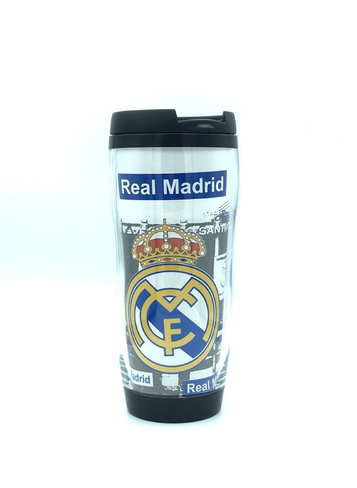 Real Madrid football fan supplies gift water cup plastic vacuum flask 168 water cup