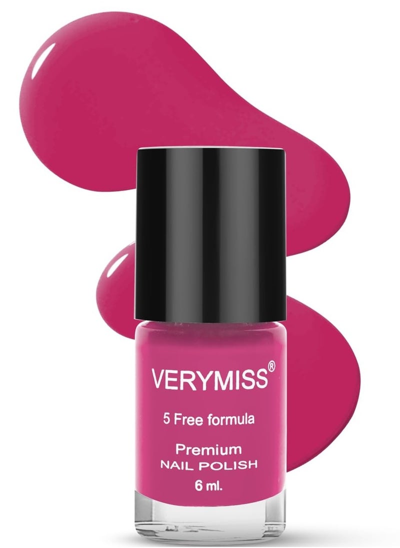 VERYMISS Premium Glossy   Fashion Nail Polish 6ml   Smooth Application Quick Drying   Paraben Free Ultra Long Lasting Nail Paints  Pack of 1  - Image 1