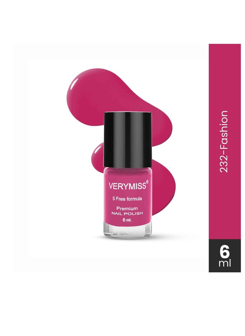 VERYMISS Premium Glossy   Fashion Nail Polish 6ml   Smooth Application Quick Drying   Paraben Free Ultra Long Lasting Nail Paints  Pack of 1  - Image 2