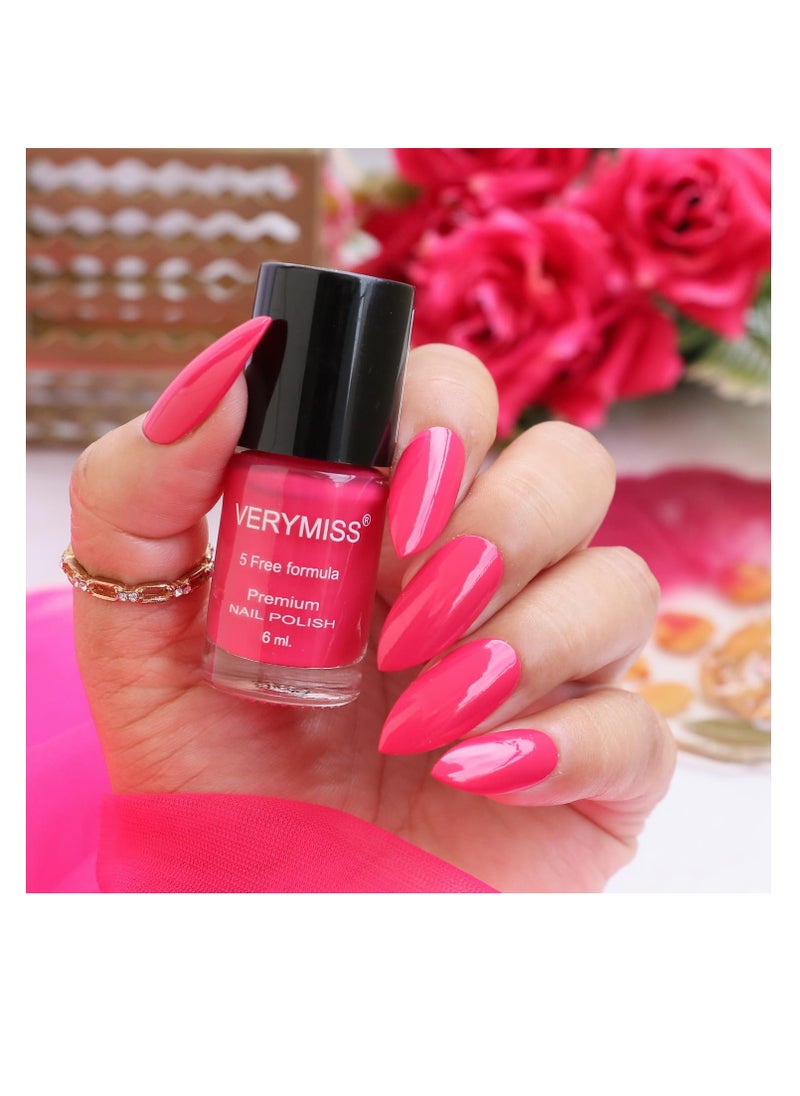 VERYMISS Premium Glossy   Fashion Nail Polish 6ml   Smooth Application Quick Drying   Paraben Free Ultra Long Lasting Nail Paints  Pack of 1  - Image 3
