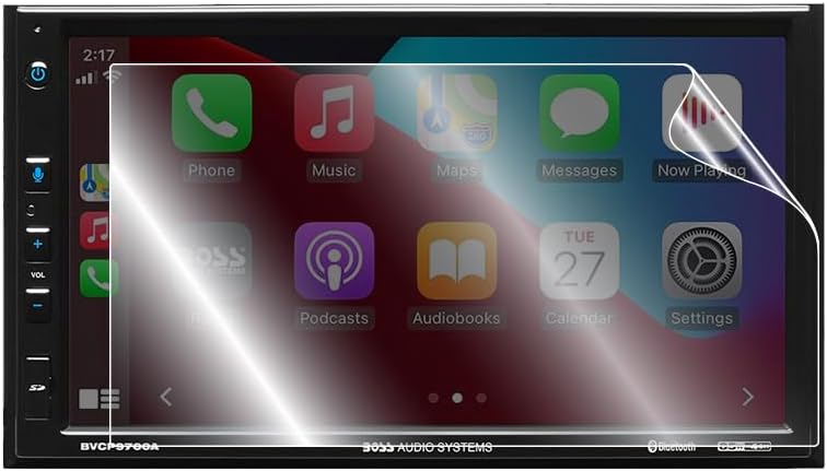 IPG IPG for BOSS Audio Systems BVCP9700AC Car Stereo System Touchscreen HydroGel Screen Protector Invisible Ultra HD Clear Film Anti Scratch Skin Guard  SmoothSelfHealingBubble Free for BVCP9700AC - Image 2