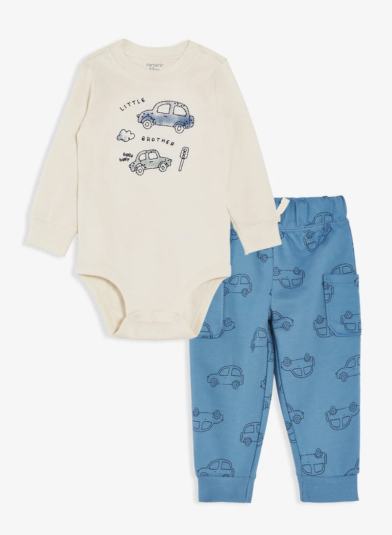 carter's Infant Bodysuit And Pants Set