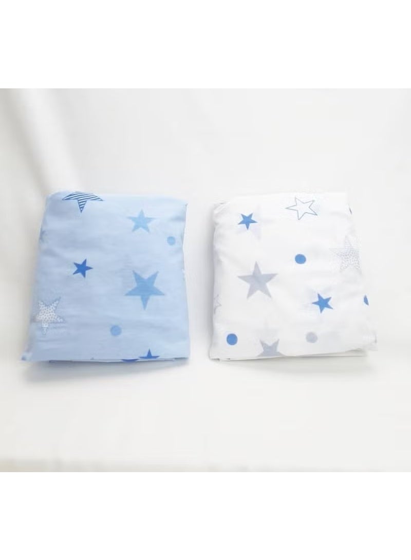 Tiny Plans Elastic Fitted Baby Sheet 2 Pack - Image 1