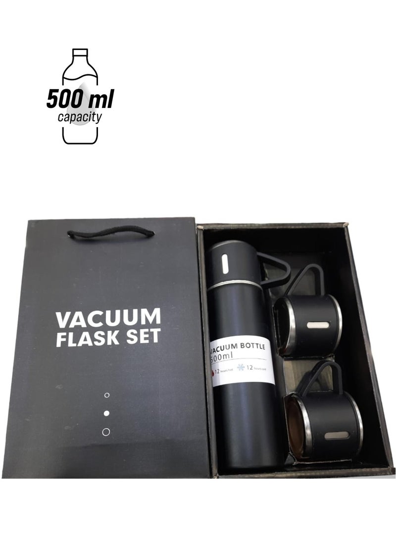 Hot And Cold Water Vascuum Bottle Black
