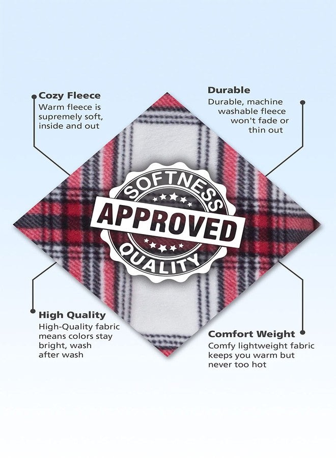 PajamaGram Christmas Pajamas For Family, Fireside Plaid, Baby 12M Red - Image 3