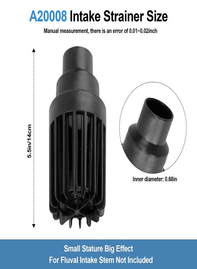 HEBRAR Intake Strainer with Checkball Fit for Fluval 305 405 306 406 External Filter for Aquarium Models A211, A216, A212, A217, Aquarium Intake Guard Keeps Water Crystal Clear for Fluval Replacement Parts - Image 3