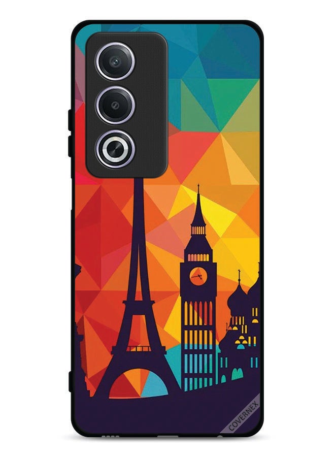 Covernex Oppo A3 Pro 5G Protective Case Cover Colorful Pattern Paris  - Image 1