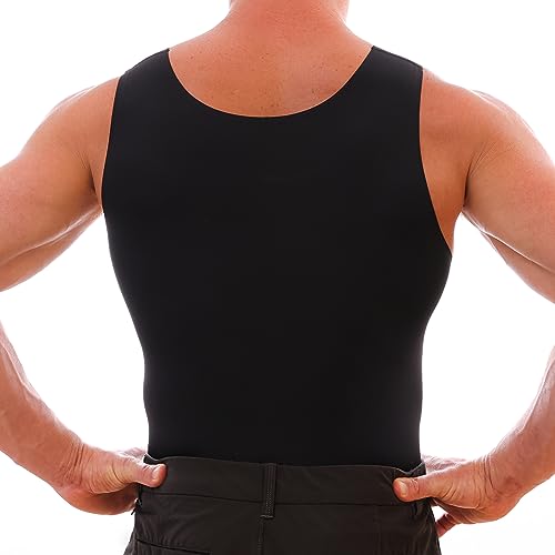 Esteem Apparel SlimFlex Mens Athletic Dry Fit Undershirt Workout Tank Top Camiseta Seco Rápido (Black, Medium) - Image 4