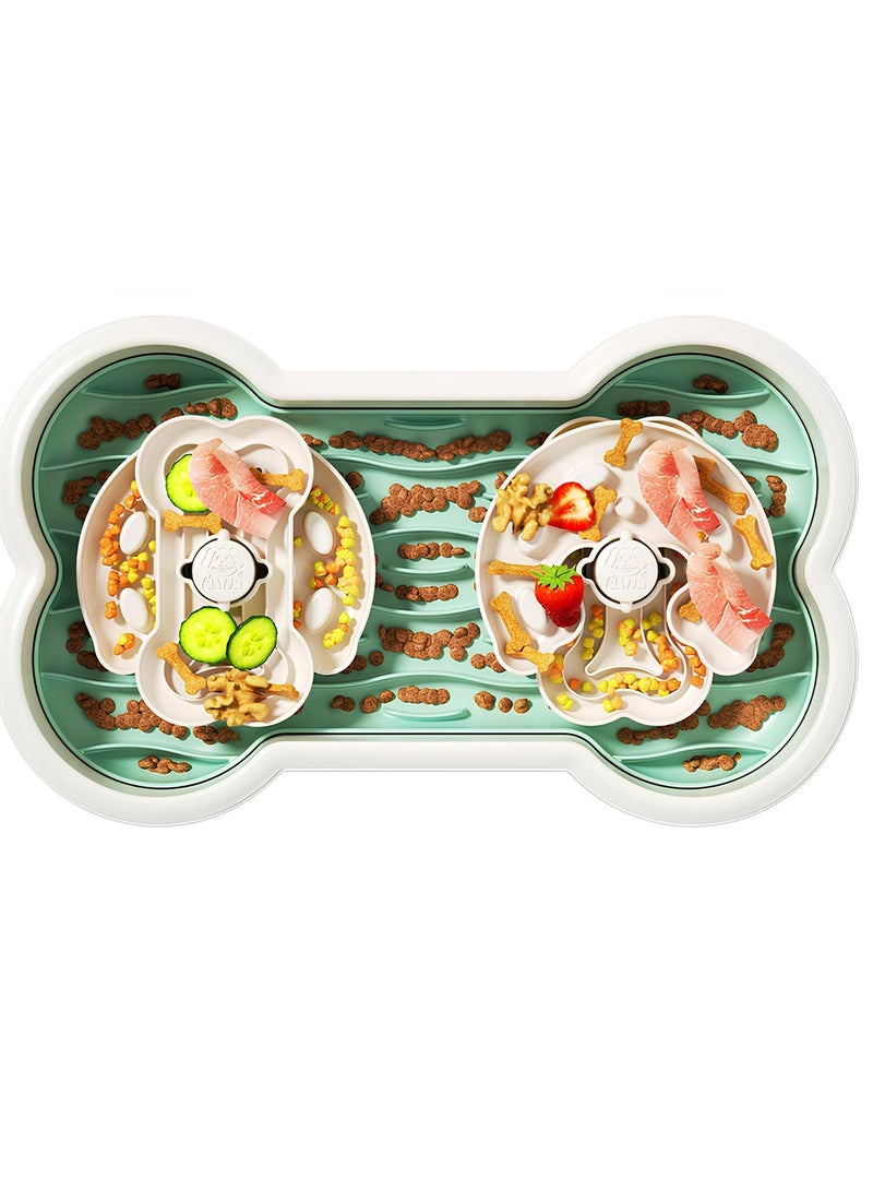 SOLARAE Slow Feeder Dog Bowls Large Breed, Dog Slow Feeder Bowl, Dog Food Bowls Slow Feeder, Large Dog Bowl Slow Feeder, Dog Puzzle Feeder Bowls, Dog Food Bowl for Large/Medium/Small Dogs Breed - Image 1