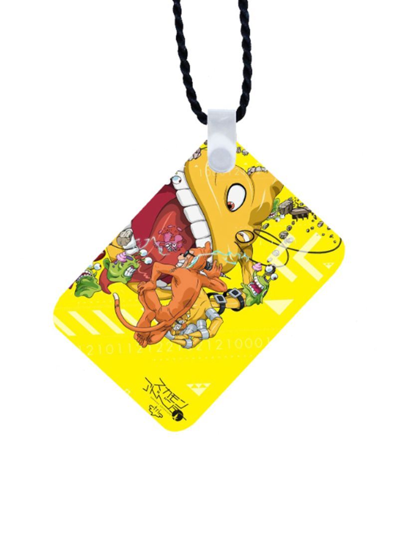 RKN Digimon Printed Car Mirror Pendant - Image 1