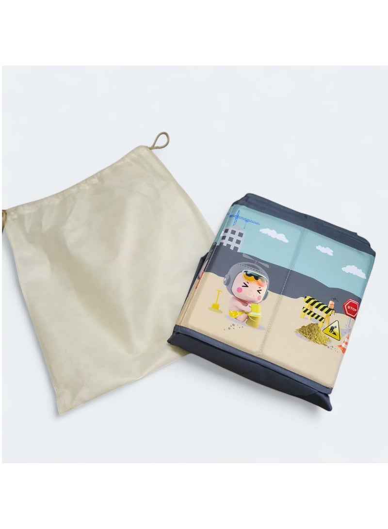 Crater Complete children's play set consisting of 10 kg of washed and dried natural sand, ideal for the sandbox, a children's sand barrier, and a sand flipper for playing with the sand.  - Image 3