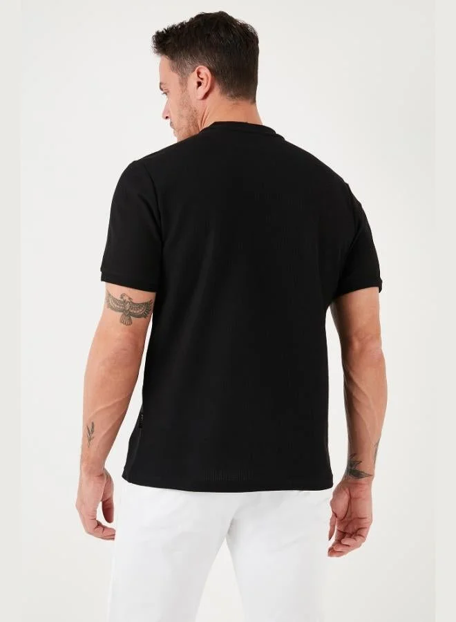 Buratti  Buratti Cotton Regular Fit Half-Zip College Collar 3-Pack T-Shirt Men's T-SHIRT 5902653S3 for Men | Best Price UAE