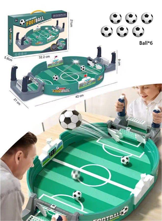 Mini Table Soccer Game Easy Installation Interactive Soccer Game Safe Sturdy Football Parent-Child Game for Children Party Gifts - Image 1