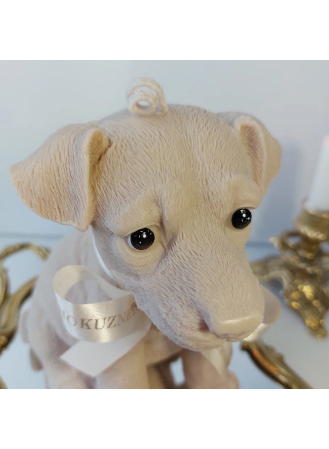Dog Candle Set – Jack Russell Terrier & Bone Shape, 100% Beeswax Scented Candles, Smoke-Free Flame, Eco-Friendly Gift for Dog Lovers & Home Decor  - Image 4