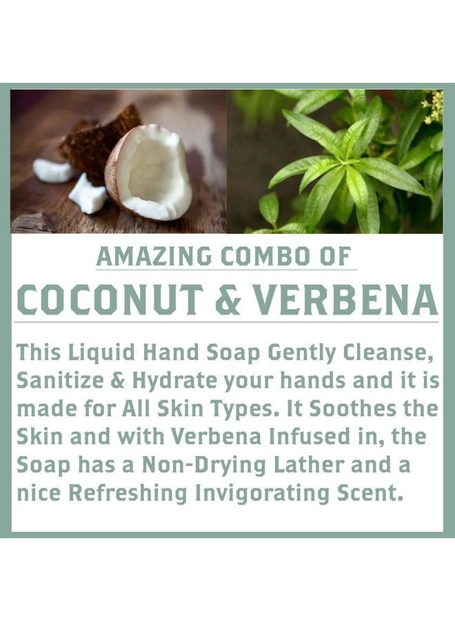 Olivia Care صابون يد سائل برفان الليمون وجوز الهند. تنظيف طبيعي مكافحة الجراثيم مرطب غسول يدين للمطبخ والحمام برائحة لطيفة وخفيفة 18.5 أونصة - Image 4
