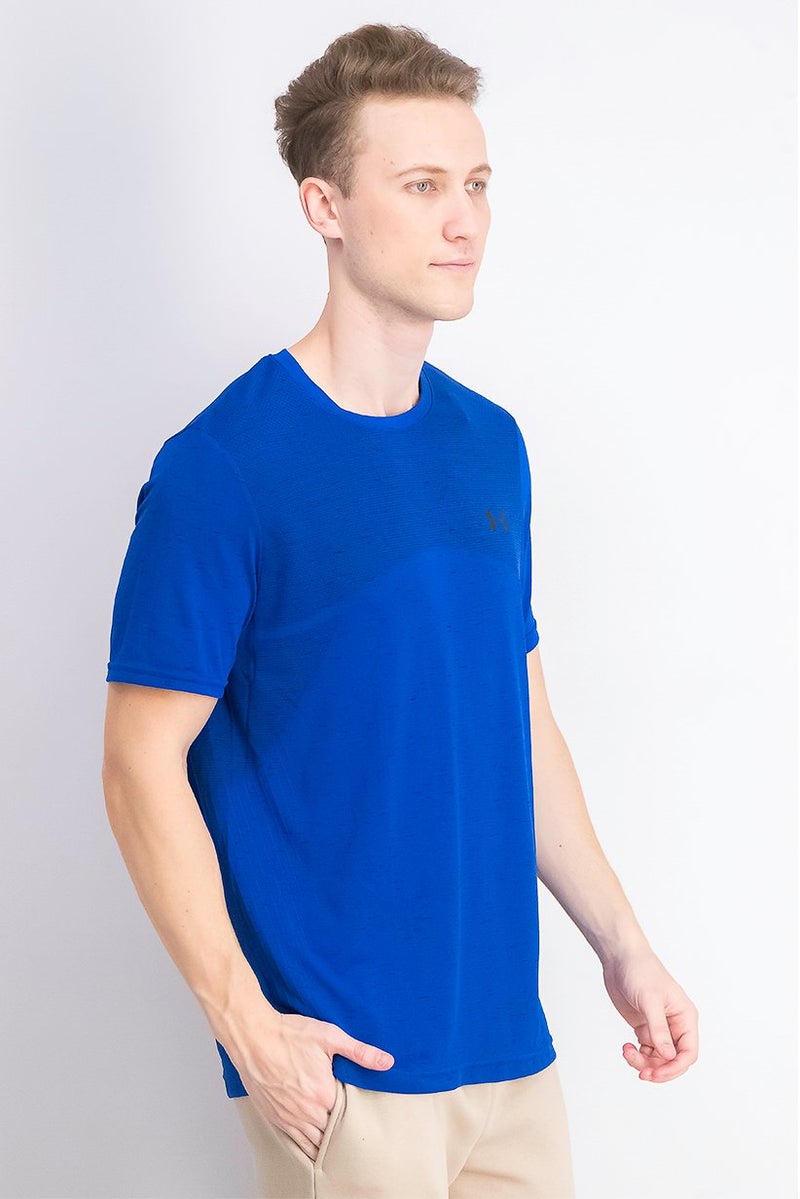 Champion Men Sportswear Fit Short Sleeves Training T-shirt, Blue - Image 3