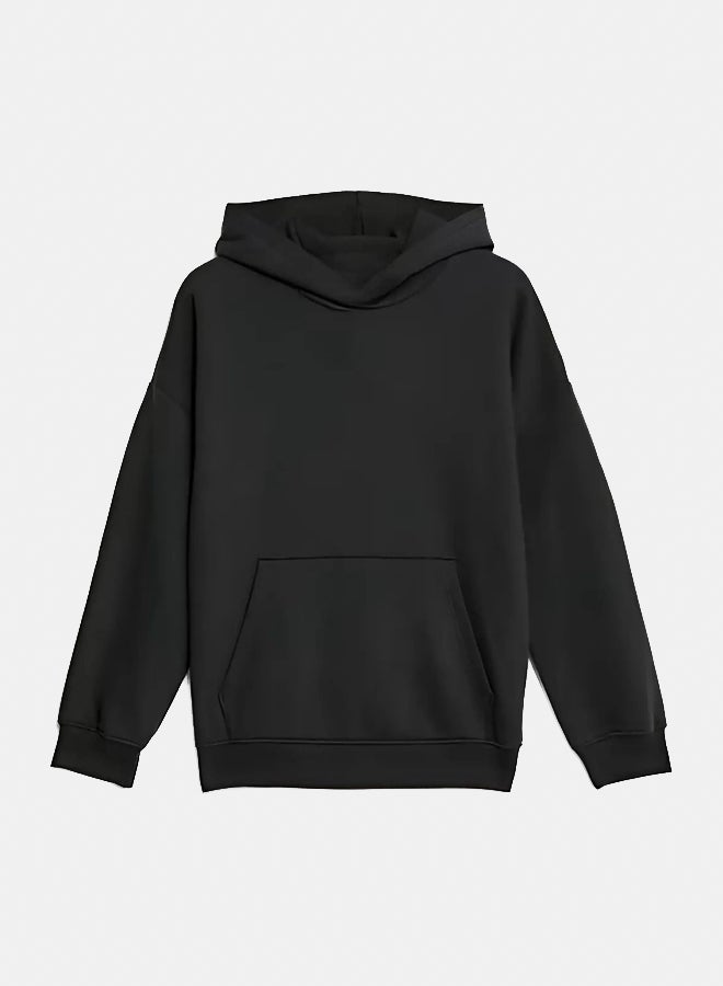 Essentials, carbon-black-hoodie-kids