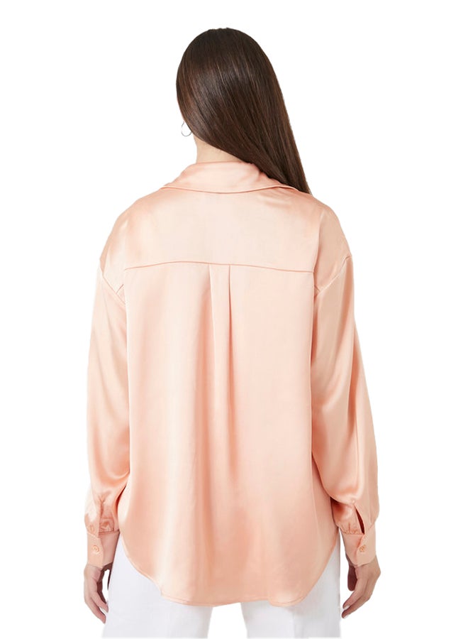 FOREVER 21 BUTTON DOWN WOVEN TOP - Image 3