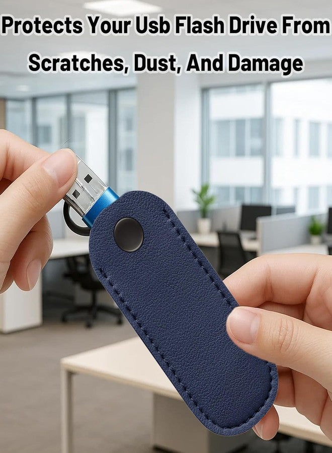 Zbdroxygen Pendrive Case, Pendrive Box Case, Dark Blue Pen Drive Case, Compact and Portable Design for Organizing Pendrives, Suitable for Tech Professionals, Students and Travelers - Image 4