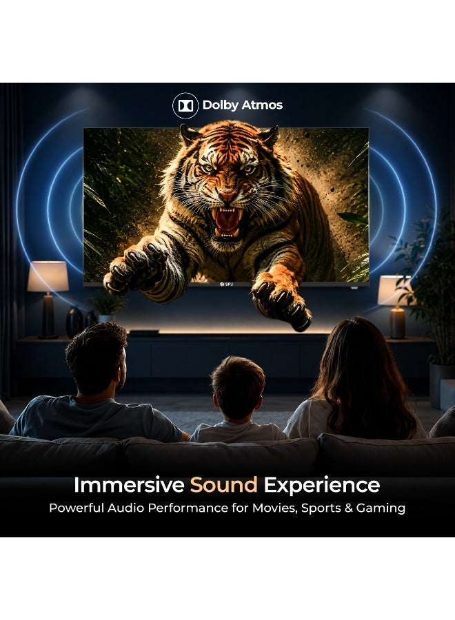 اس بي جي تلفزيون SPJ الذكي مقاس 55 بوصة بدقة 4K UHD LED بنظام WebOS، صوت دولبي، جهاز تحكم عن بعد سحري، Apple AirPlay، واي فاي، HDMI وUSB، نتفليكس ويوتيوب، أسود - Image 3