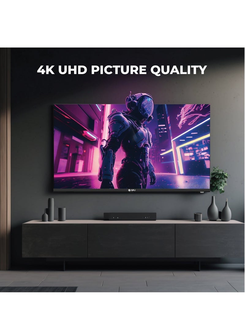 اس بي جي تلفزيون SPJ الذكي مقاس 55 بوصة بدقة 4K UHD LED بنظام WebOS، صوت دولبي، جهاز تحكم عن بعد سحري، Apple AirPlay، واي فاي، HDMI وUSB، نتفليكس ويوتيوب، أسود - Image 5
