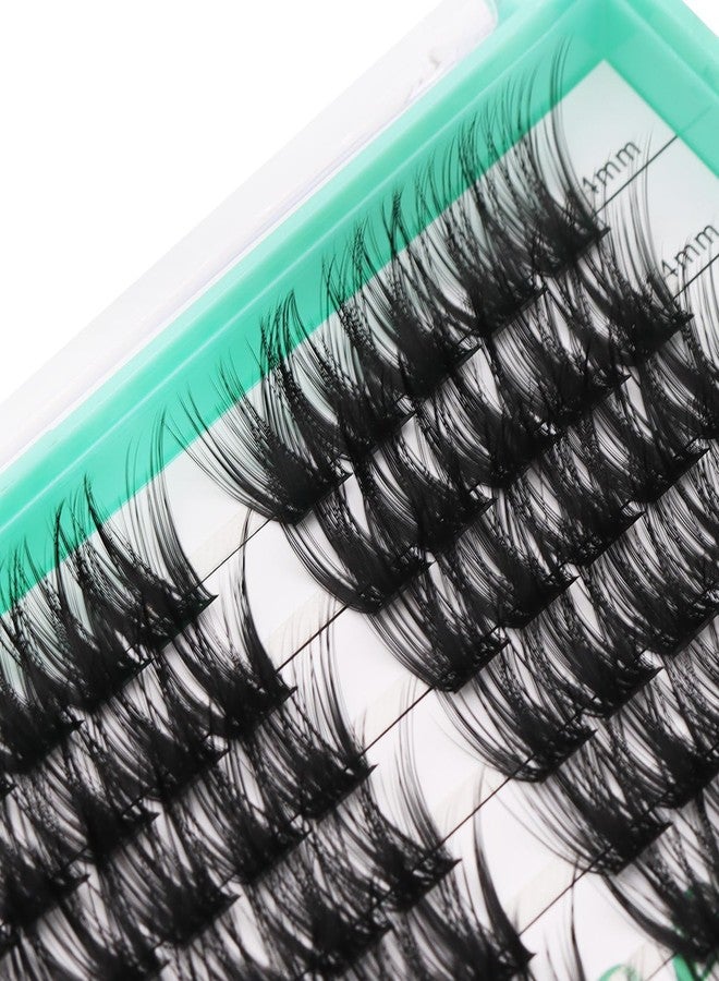 BODERMINCER D Curl 280pcs 10-12-14-16mm Lash Clusters Wispy Eyelash Clusters With Soft Thin Band Cluster Eyelash Extensions Natural Volume Lash Extensions,DIY Individual Lashes Clusters (M03#) - Image 5