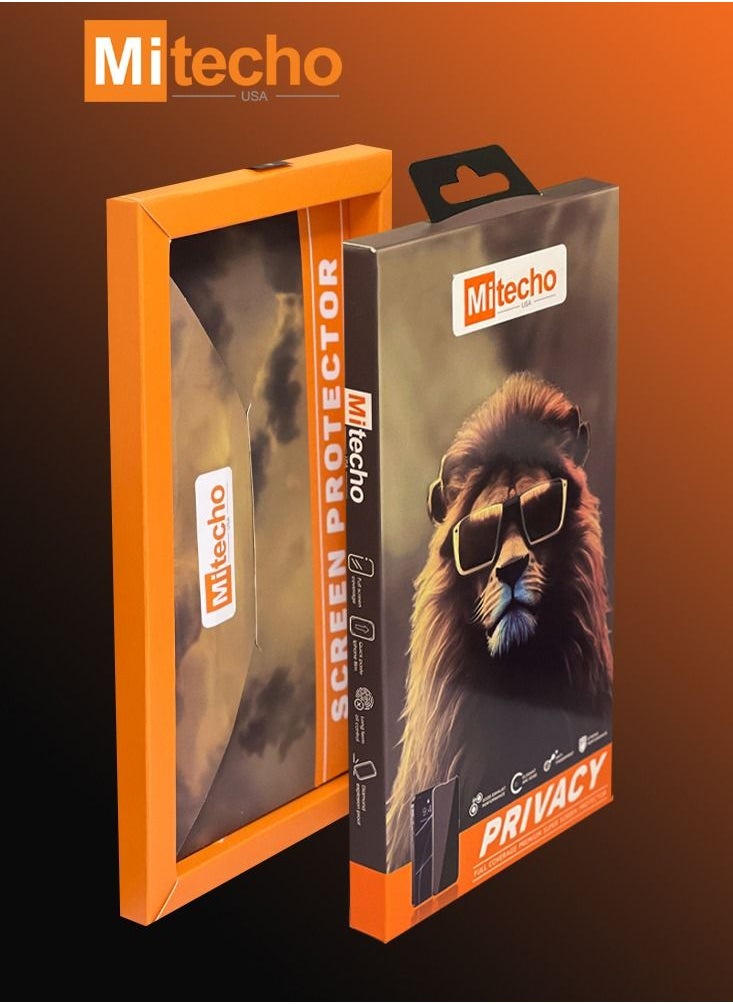Mi techo - Mi techo Apple iPhone 15 Plus Full Coverage Privacy Tempered Glass Screen Protector - Image 1