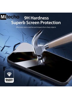 Mi techo Mi techo Apple iPhone 15 Plus Full Coverage Privacy Tempered Glass Screen Protector  - Image 4