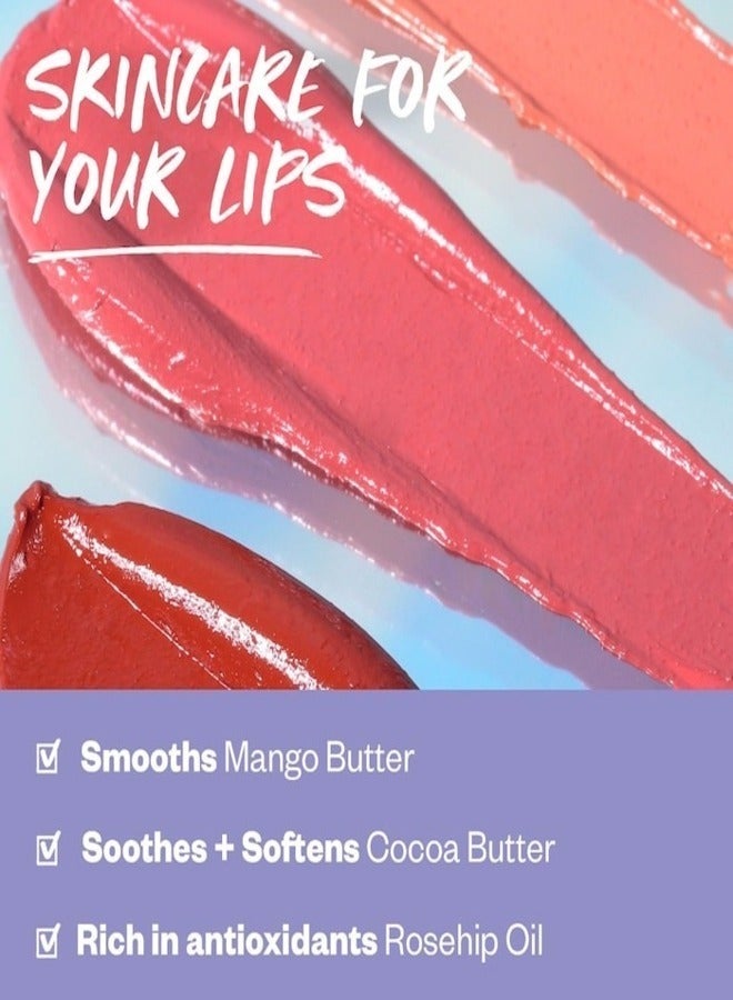 كوساس أحمر شفاه مرطب خفيف الوزن من كوساس - ديب توكس - أحمر شفاه مرطب بلون أحمر قرميدي محايد، 4 جم - Image 4