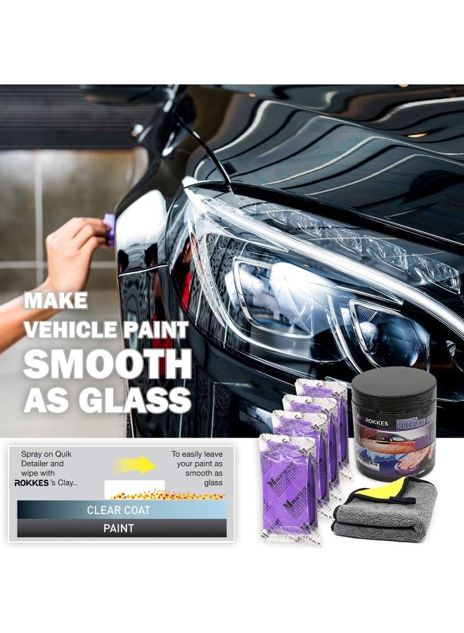 ROKKES Clay Bar Car Detailing Clay - ClayBars Magic Clay Bar Kit - Image 2