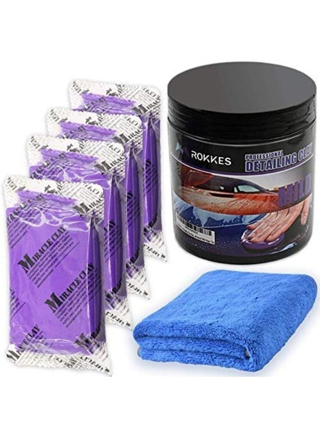 ROKKES Clay Bar Car Detailing Clay - ClayBars Magic Clay Bar Kit - Image 1