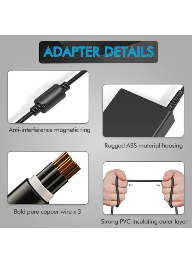 Terabyte 150W 7.7A 19.5V Slim AC Charger Suitable for HP Omen 15 17 Pavilion Gaming 15 17 Laptop Zbook 15 G3 G4 G5 G6 TPN-CA11 TPN-DA09 L32661-001 917649-850 L48757-001 Laptop Power Supply Adapter Cable - Image 3