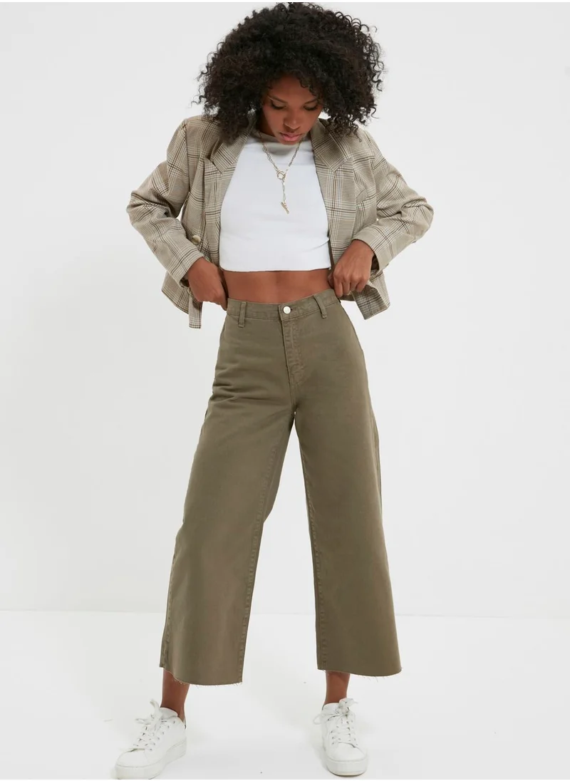 trendyol High Waist Straight Jeans