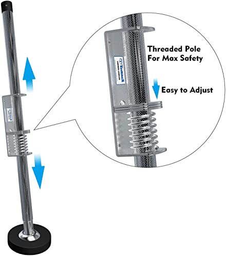 TOUGHER Ladder Leveler Pair,Ladder Accessories Tools Working on Stairs, Adjustable Ladder Leveler for Stable Platform and Ground Level for All Surfaces-Standard Version （20"） - Image 4