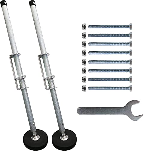 TOUGHER Ladder Leveler Pair,Ladder Accessories Tools Working on Stairs, Adjustable Ladder Leveler for Stable Platform and Ground Level for All Surfaces-Standard Version （20"） - Image 2