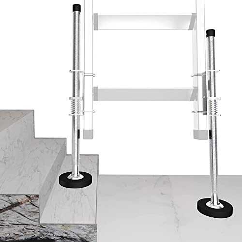TOUGHER Ladder Leveler Pair,Ladder Accessories Tools Working on Stairs, Adjustable Ladder Leveler for Stable Platform and Ground Level for All Surfaces-Standard Version （20"） - Image 1
