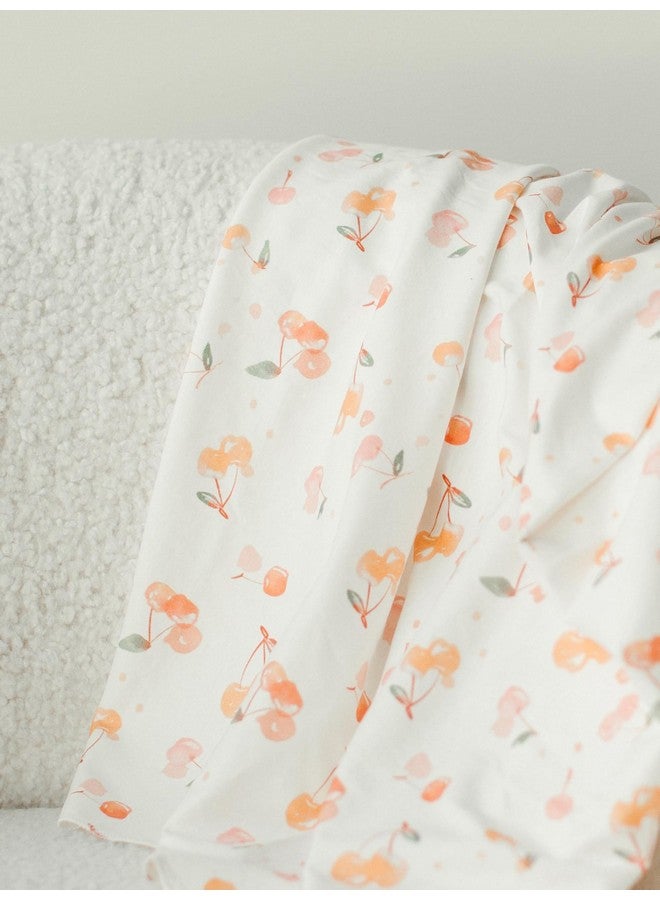 Under the Nile Receiving Blanket - Cherry Picking - Organic Cotton - Image 2