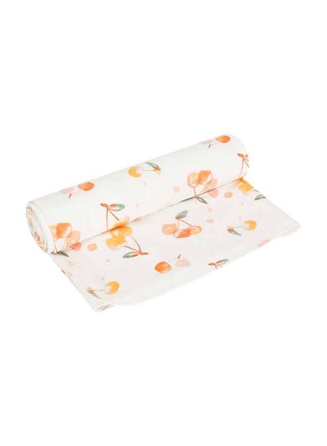 Under the Nile Receiving Blanket - Cherry Picking - Organic Cotton - Image 1