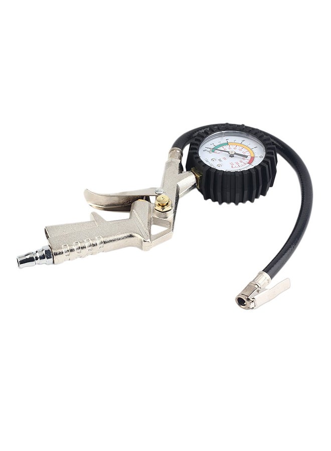 Tyre Inflator With Dial Gauge Vehicles Air Compressor - Image 1