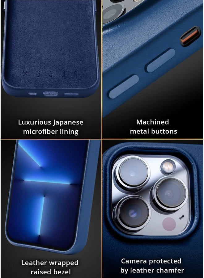 Mujjo Full Leather Wallet Case for iPhone 14 Pro Max | Case with Card Holder, iPhone 14 Pro Max Leather Case, iPhone 14 Pro Max Phone Case, iPhone 14 Pro Max Case Wallet, iPhone 14 Pro Max Wallet Case - Image 5