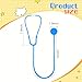 Leitee 50 Pcs Kids Stethoscope Real Working Stethoscope for School Role Play Doctor Nurse Cosplay AccessoryPinkBlue - Image 4