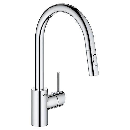 GROHE 32665003 Concetto PullDown Kitchen Faucet with Sprayer 175 GPM Chrome - Image 1