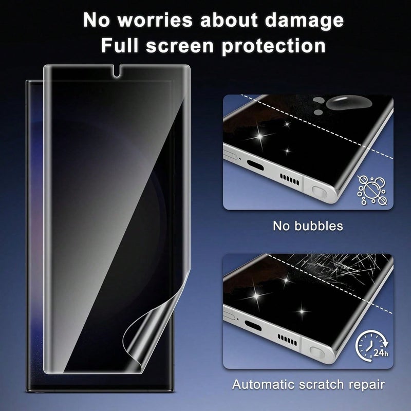 Matte Ceramic Privacy Screen Protector Compatible With Samsung Galaxy A56 Flexible Easy Install - Image 4