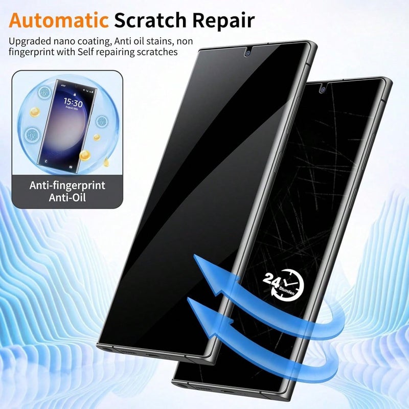 Matte Ceramic Privacy Screen Protector Compatible With Samsung Galaxy A56 Flexible Easy Install - Image 5