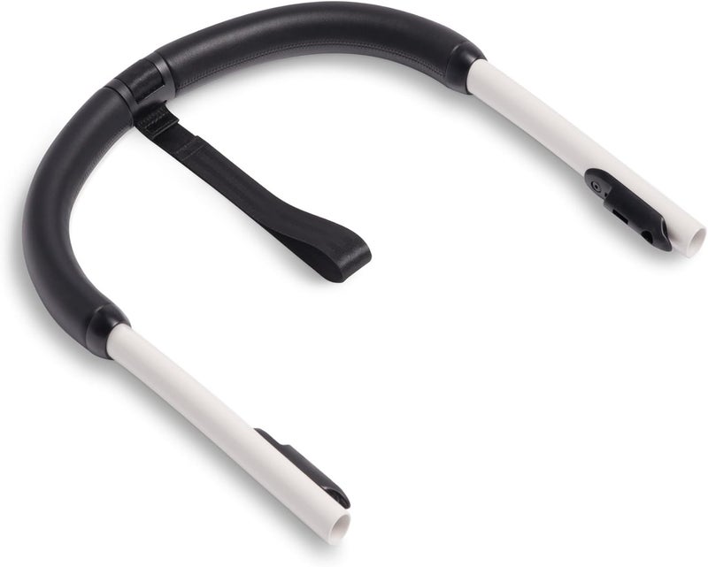 Stokke YOYO Stroller Handlebar - Ultra-Resistant Faux Leather Coating with Tether Strap - White - Image 1