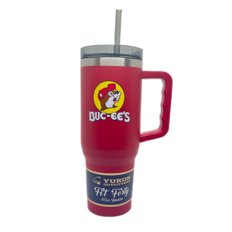 Buc-ee's Insulated Tumbler with USA Pride Sticker - Image 1