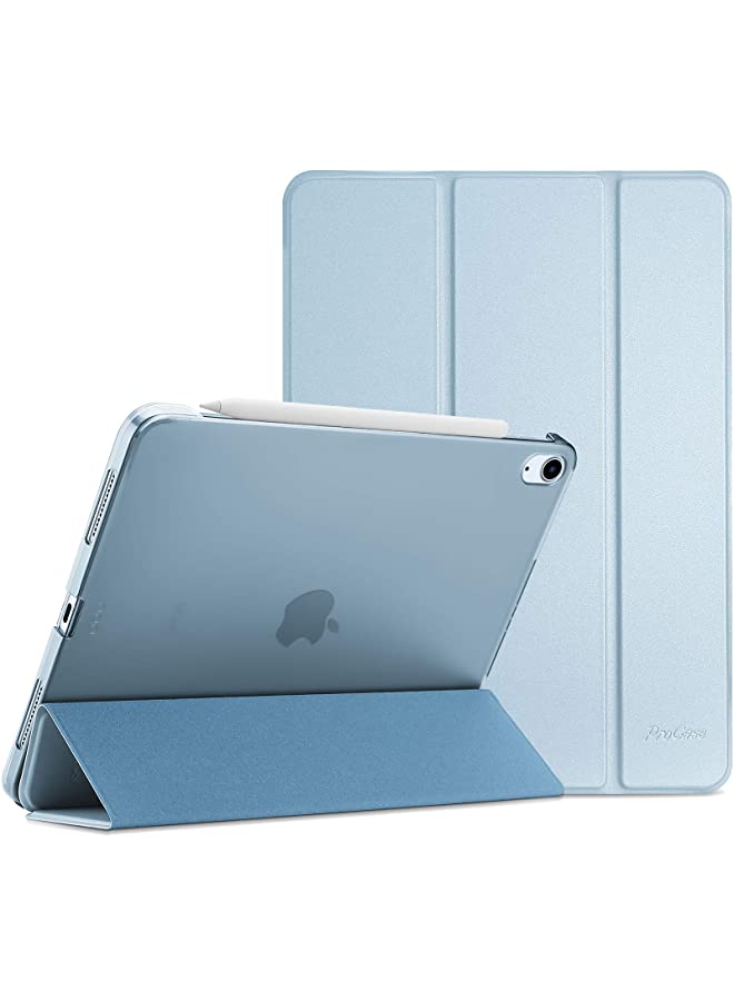 Procases ProCase iPad Air 5/Air 4 Case 10.9" 2022 2020, Slim Stand Hard Back Shell Protective Smart Cover Cases for iPad Air 5th/iPad Air 4th Generation -Skyblue - Image 1