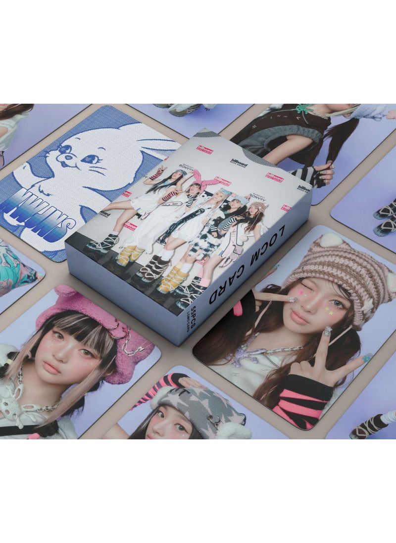 EHOME 55Pcs New Jeans BBA Lomo Card  - Image 1