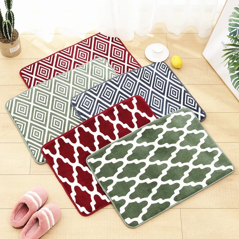Y&D Super Soft Memory Foam Bath Mat Set 2 Piece - Absorbent Bathroom Rugs, Non-Slip Backing - Image 3